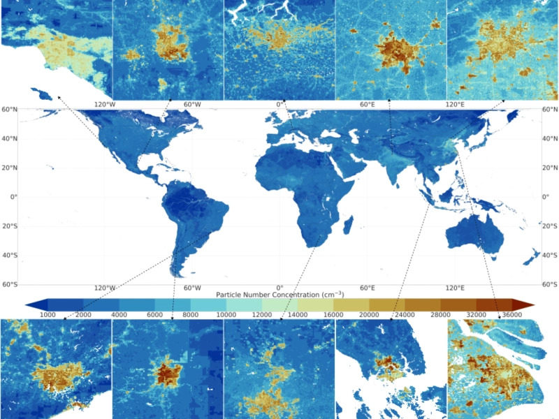 The Cyprus Institute develops first global maps of ultrafine air pollution