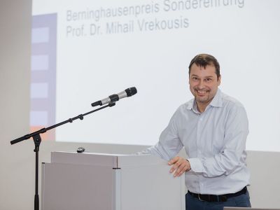 Professor Mihalis Vrekoussis, of CARE-C awarded the special honour of the Berninghausen Prize for Excellence in Teaching.