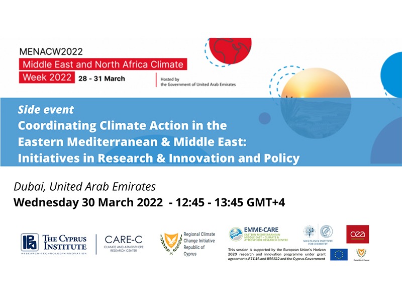 CAREC presents at 1st MENA Climate Week EMMECARE